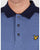 Lyle And Scott Saddle Shoulder Polo Shirt Navy Marl