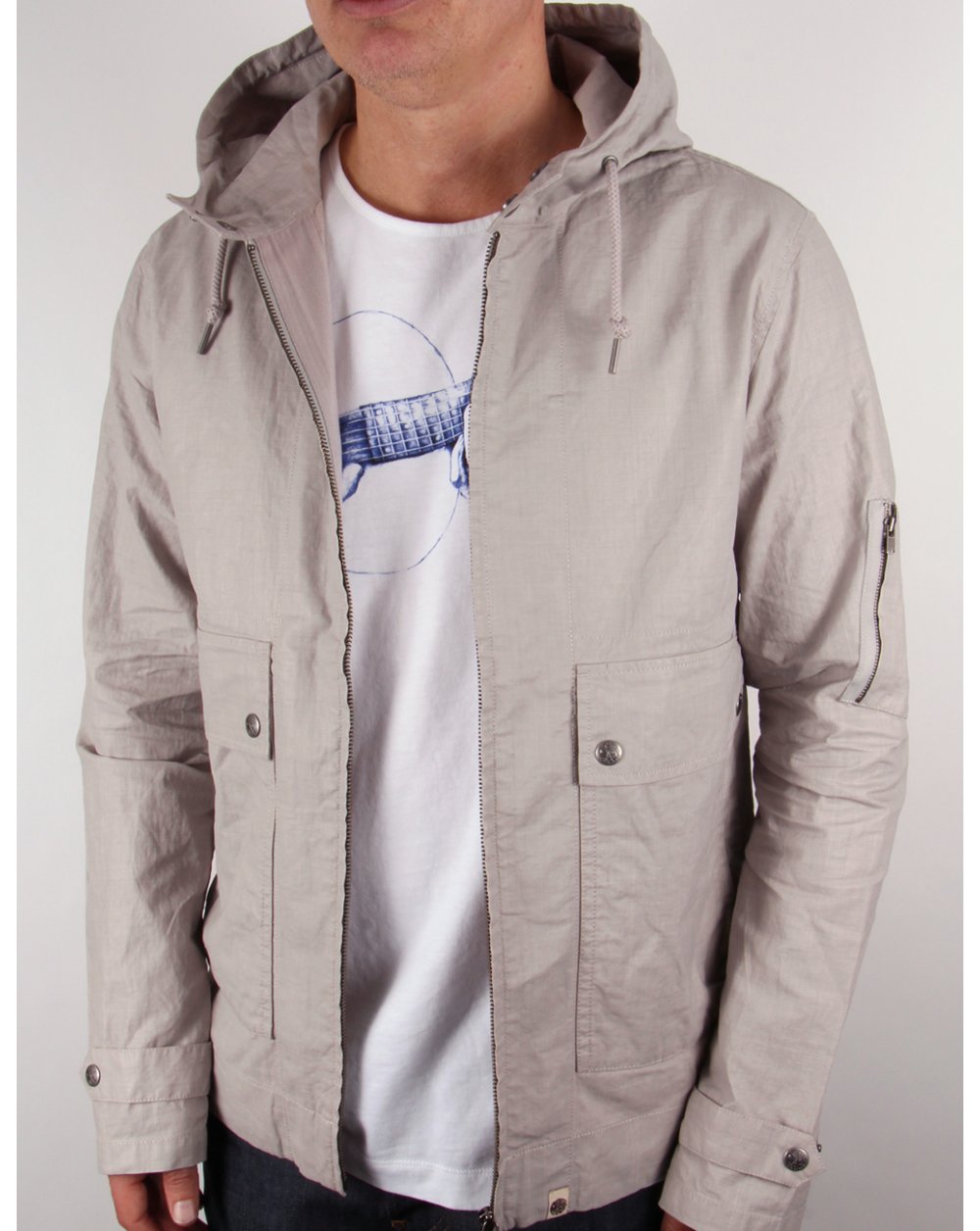 Pretty Green Wren Jacke Stone