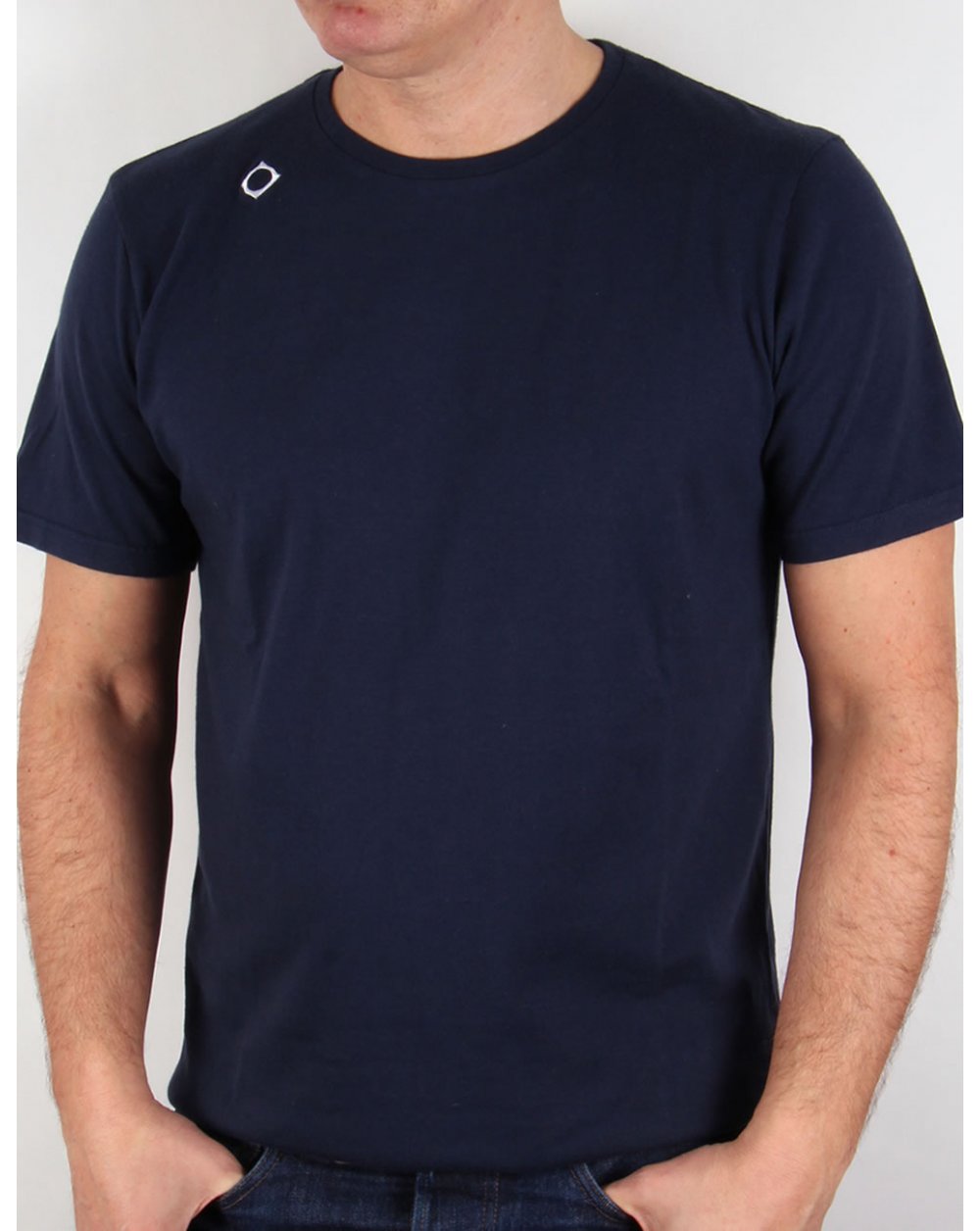 Ma.strum Kit Issue Kurzarm-T-Shirt mit Rundhalsausschnitt, Marineblau