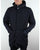 Bellfield Mac With Detatchable Hood Navy Blue