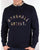 Marshall Artist Country Check Sweatshirt Navy Blue