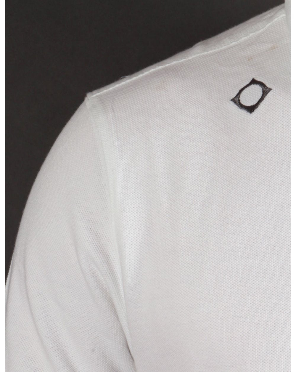 Ma.strum Kit Issue Kurzarm-Piqué-Poloshirt in Weiß