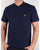 Lyle And Scott Bomber Collar Polo Shirt Navy Blue