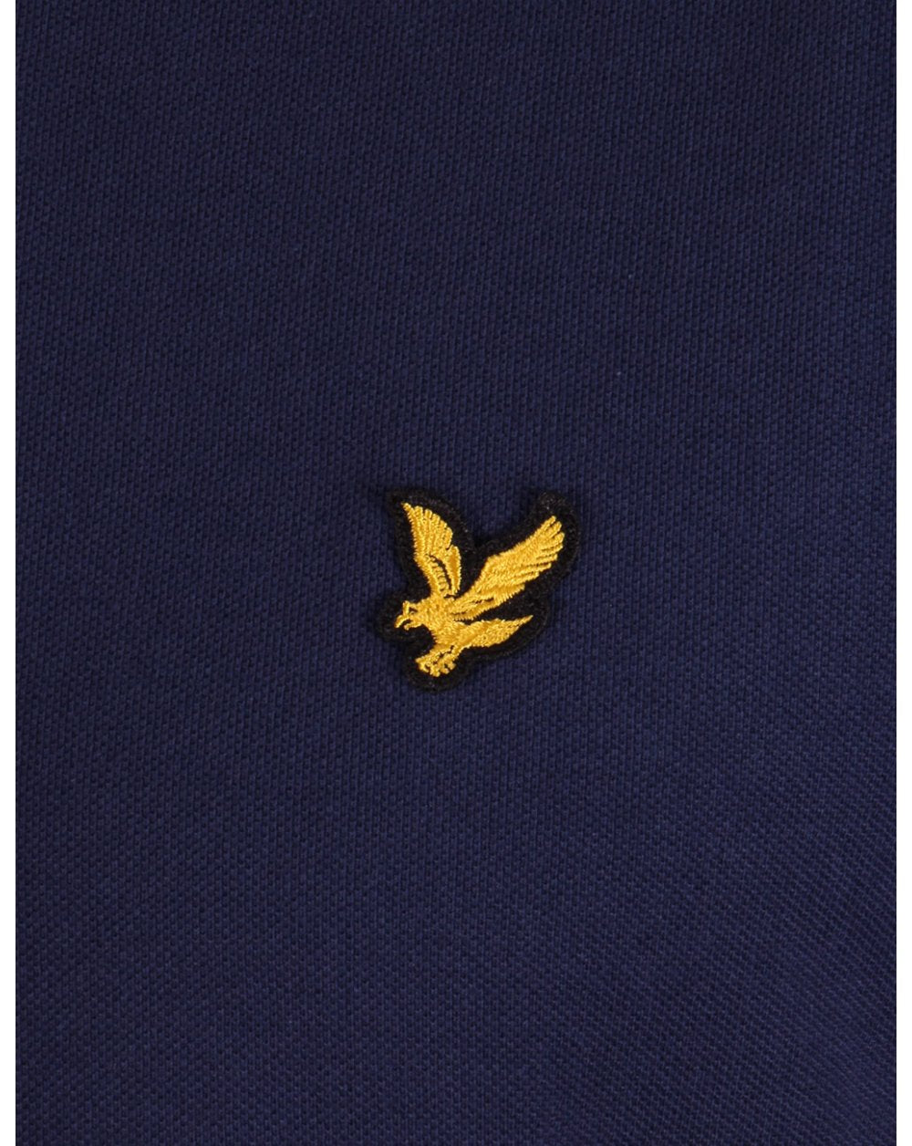 Lyle And Scott – Poloshirt mit Bomberkragen, Marineblau