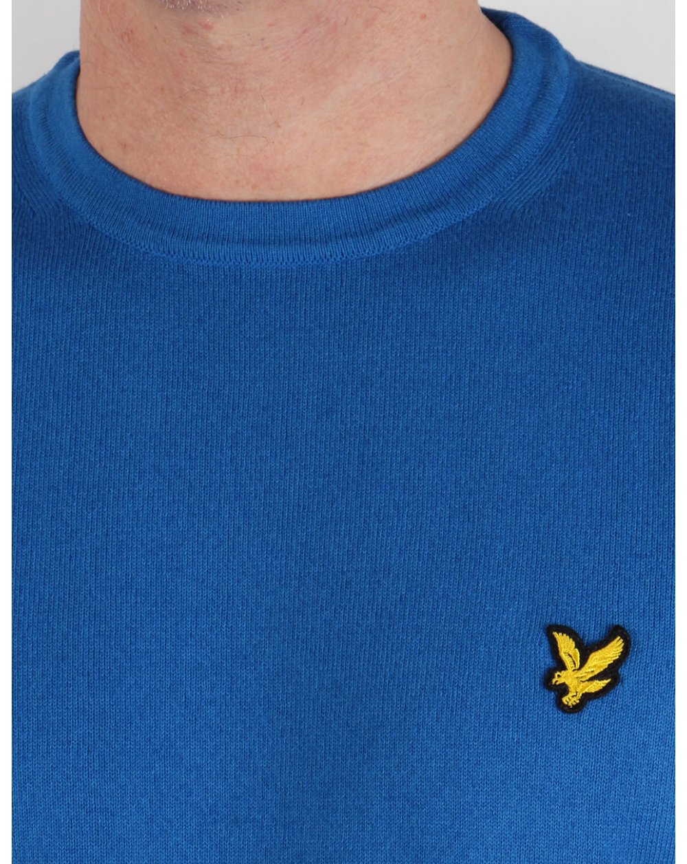 Lyle And Scott – Merinopullover in tiefem Kobaltblau