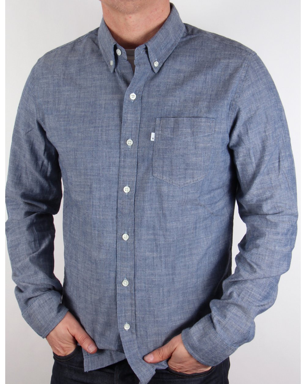 Levis – Klassisches Hemd mit einer Tasche, Indigo