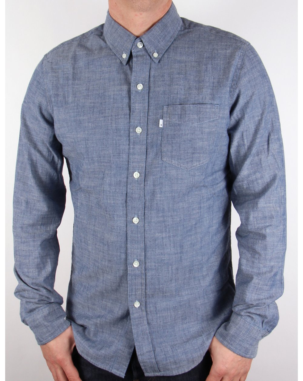 Levis – Klassisches Hemd mit einer Tasche, Indigo