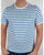Farah Gieger Striped T-shirt White/Royal Blue