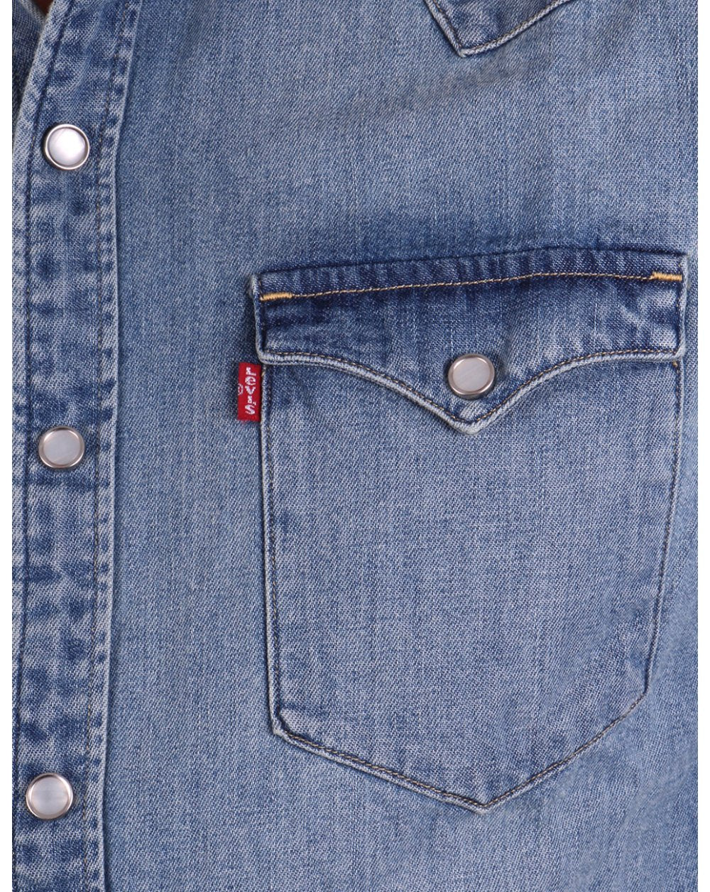 Levis – Barstow – Westernhemd in Rot aus Steinguss
