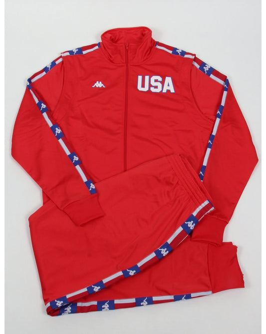 Kappa Robe Di Kappa La84 Usa Olympic Komplett-Trainingsanzug, Rot