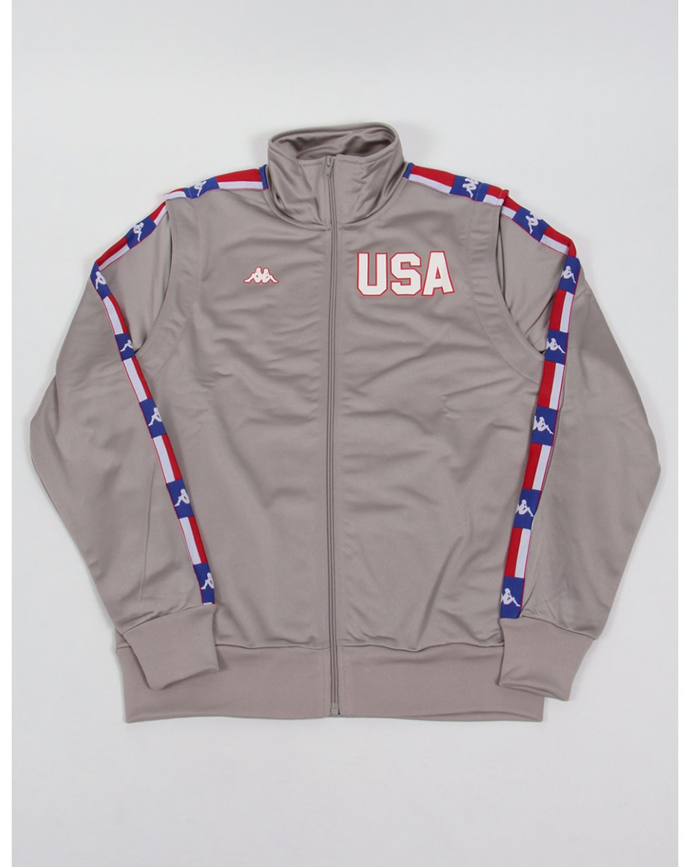 Robe Di Kappa La84 USA Olympic Kompletter Trainingsanzug Silbergrau
