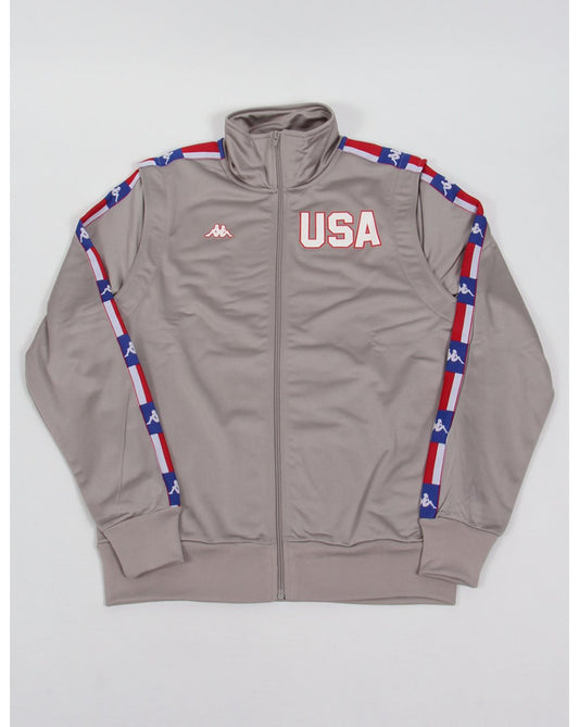 Kappa Robe Di Kappa La84 USA Olympic Kompletter Trainingsanzug Silbergrau