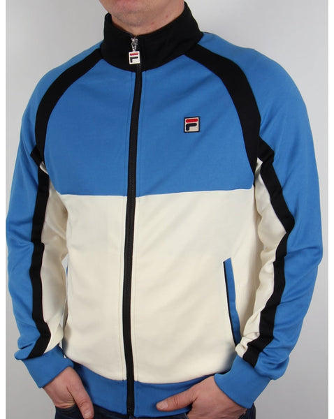 Fila Vintage Gybe Track Top Ocean Blue/black