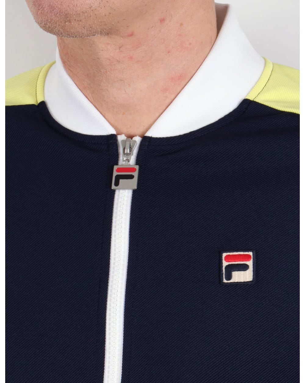 Fila Vintage Founder Trainingsjacke Marineblau/Gelb