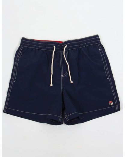 Fila Vintage Lanyard Badeshorts, Marineblau