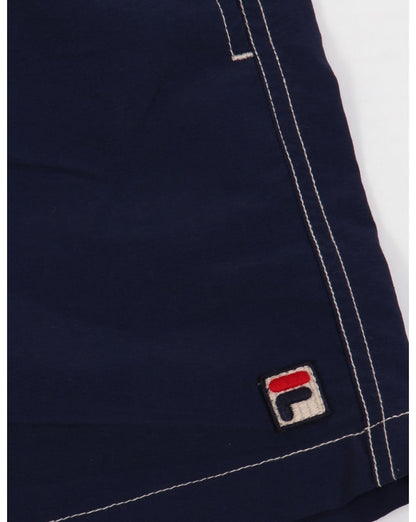 Fila Vintage Lanyard Badeshorts, Marineblau
