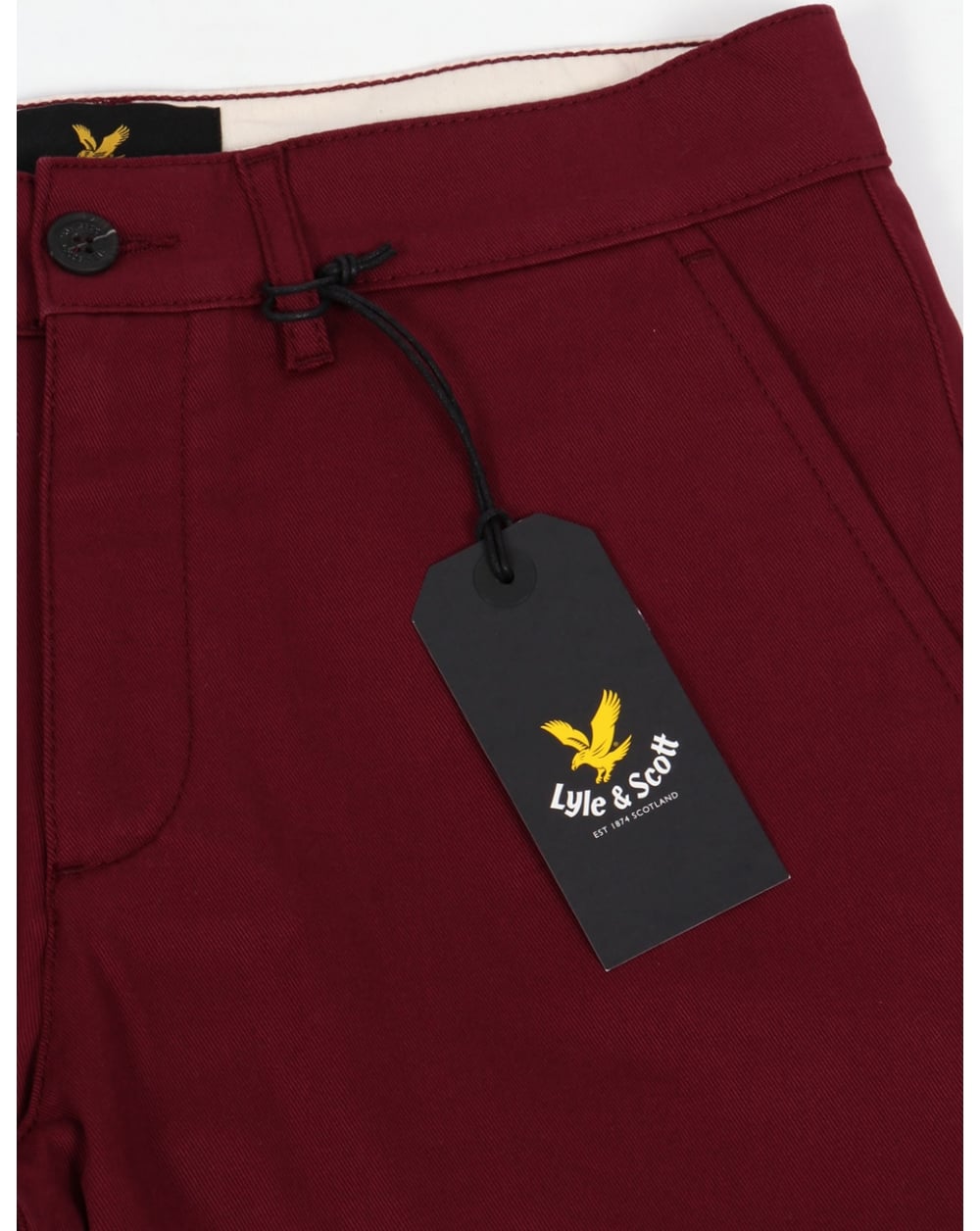 Lyle And Scott – Chino-Shorts 2, Claret Jug