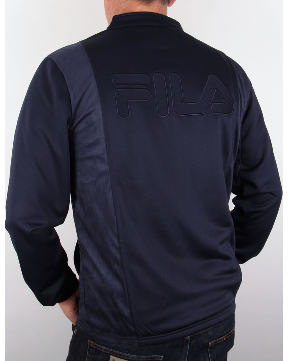 Fila Vintage Boxer Trainingsjacke Marineblau