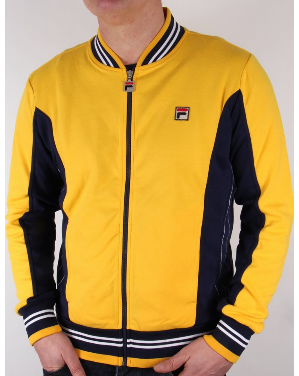 Fila Vintage Mk1 Settanta Trainingsjacke Goldgelb