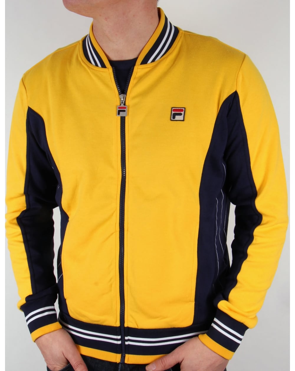 Fila Vintage Mk1 Settanta Trainingsjacke Goldgelb