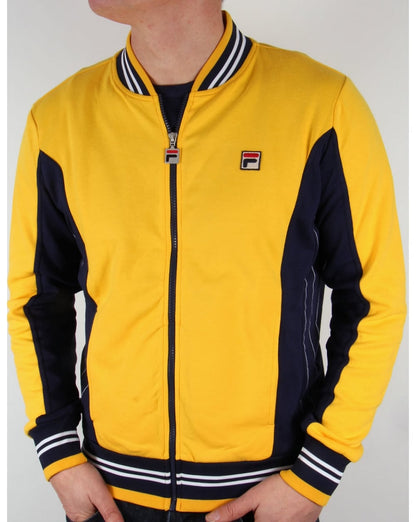Fila Vintage Mk1 Settanta Trainingsjacke Goldgelb