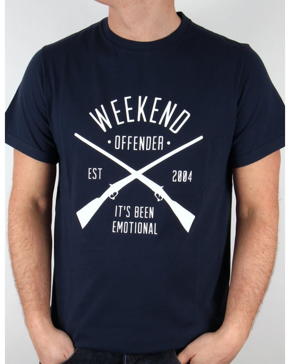 Weekend Offender Rifles T-Shirt Marineblau