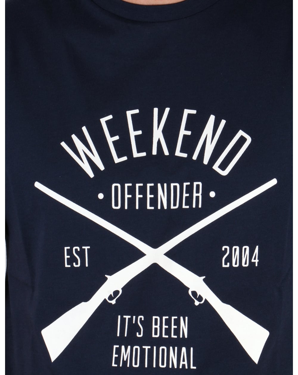 Weekend Offender Rifles T-Shirt Marineblau