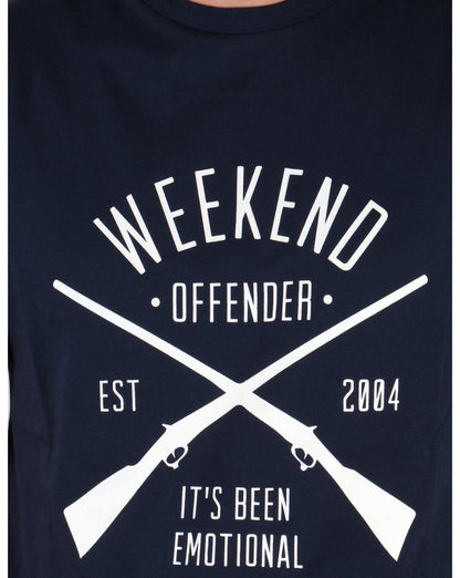 Weekend Offender Rifles T-Shirt Marineblau