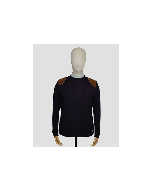 80scasualclassics Armor-lux Militaire-Pullover, Marineblau