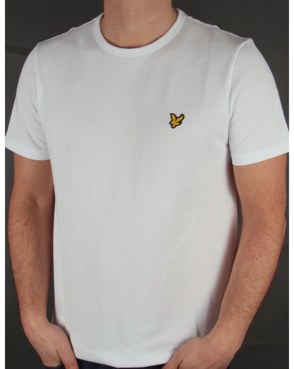 Lyle And Scott – Piqué-T-Shirt in Weiß