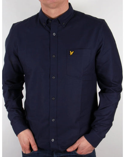 Lyle And Scott Oxford-Hemd, Marineblau