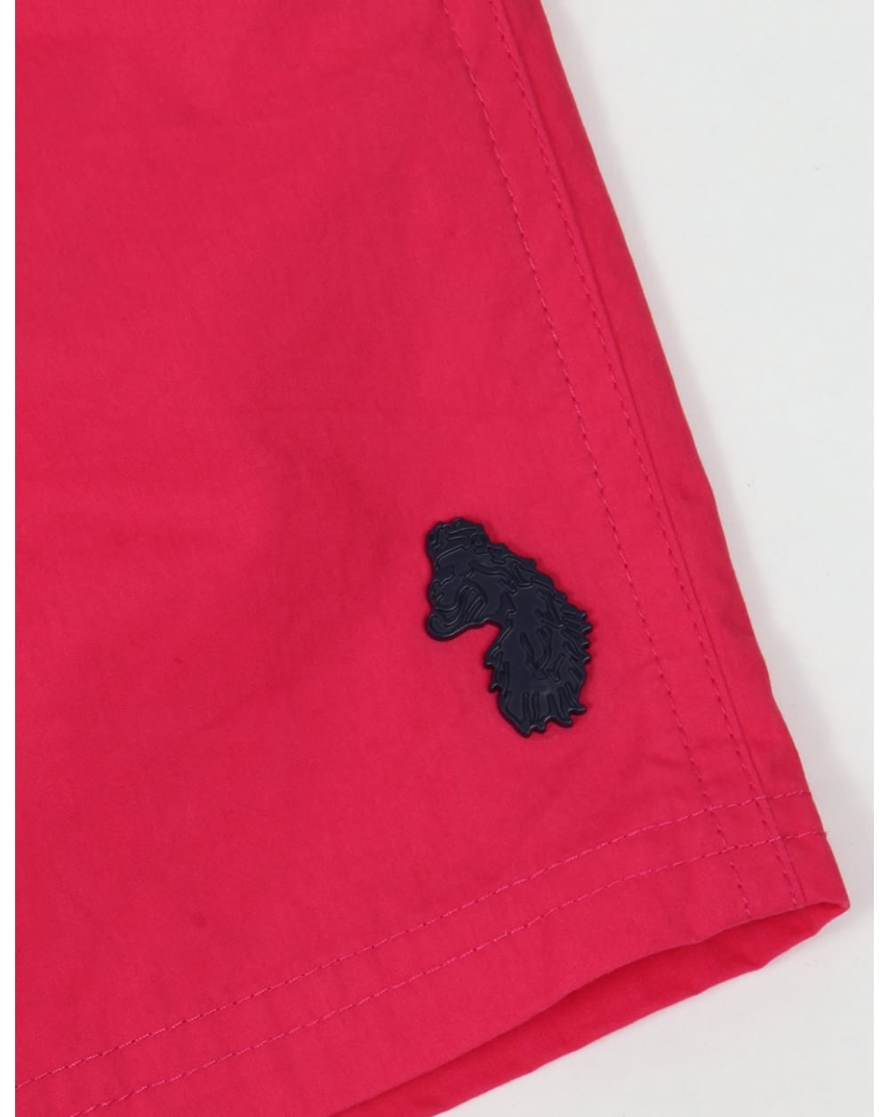 Luke Cagys – Knielange Badeshorts in Pop Pink