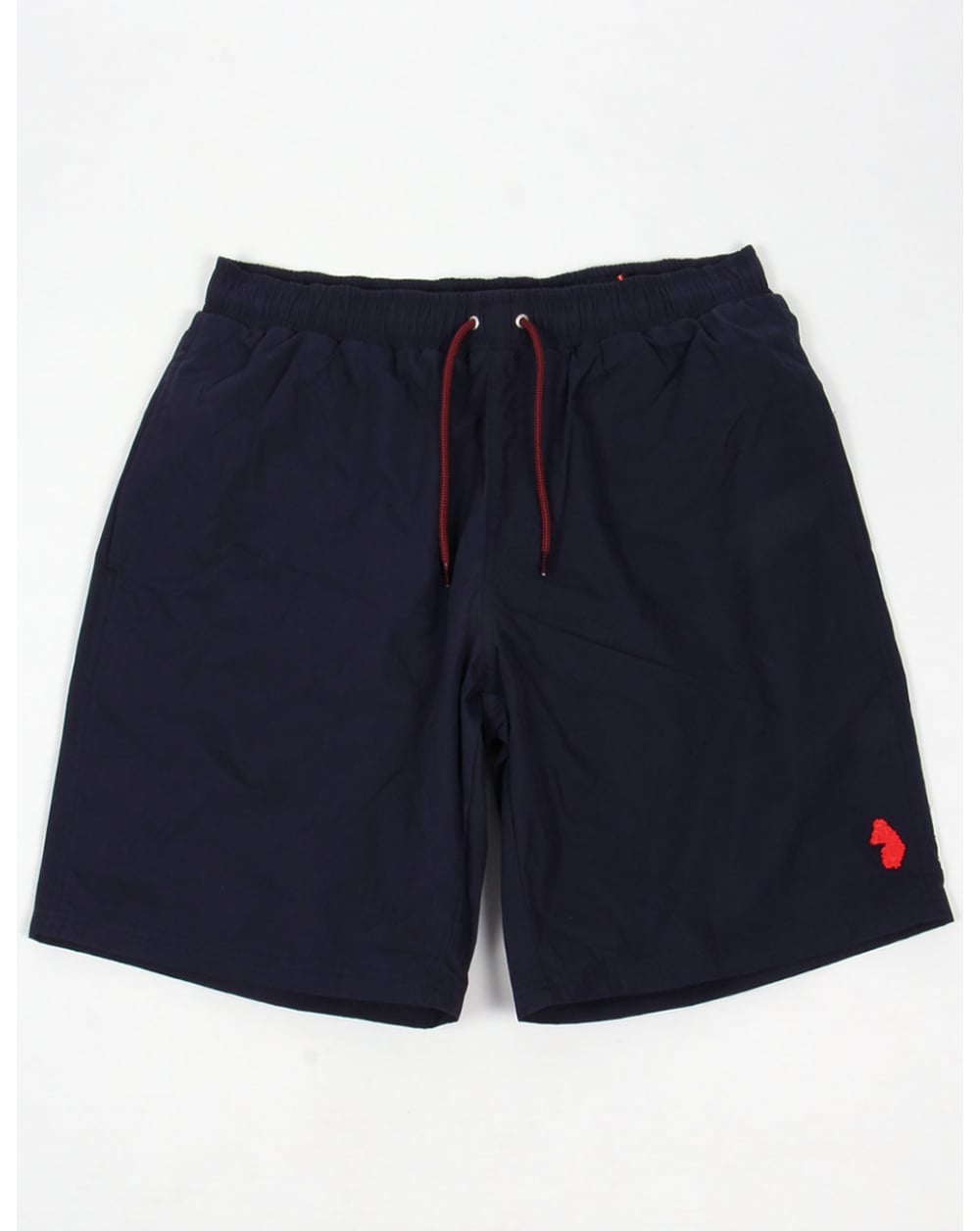 Luke Cagys – Knielange Badeshorts in Marineblau