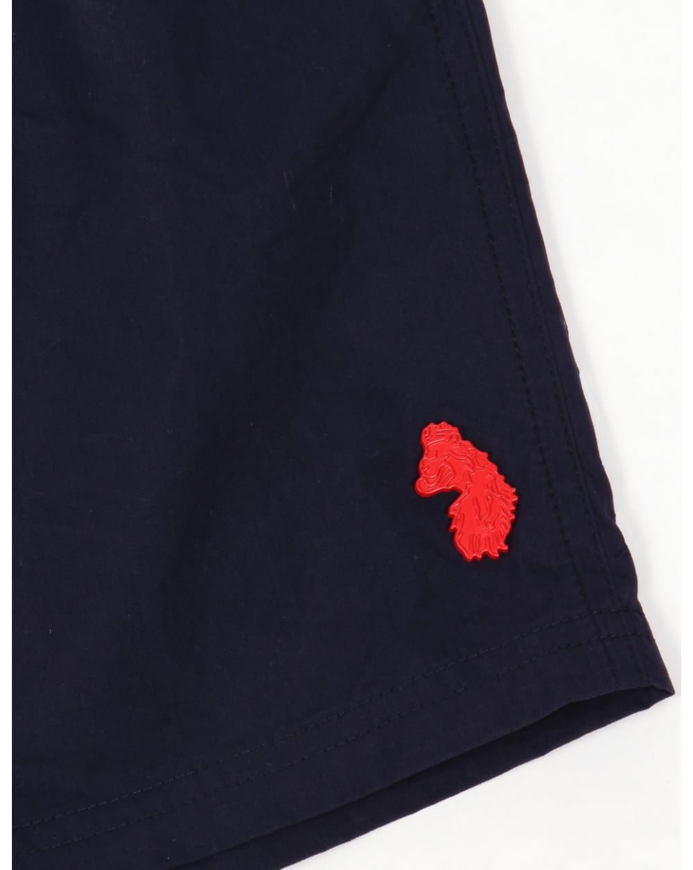 Luke Cagys – Knielange Badeshorts in Marineblau