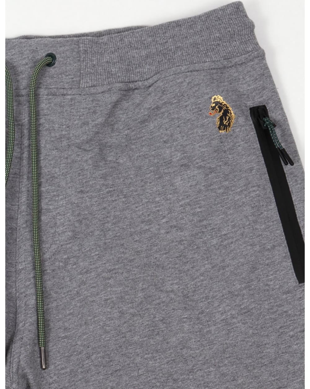 Luke Silver Jogger Shorts Hellgraumeliert