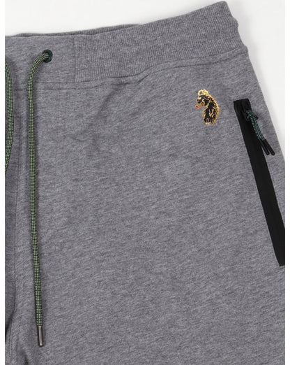 Luke Silver Jogger Shorts Hellgraumeliert