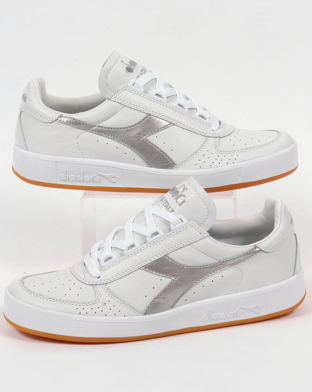 Diadora Borg Elite Sneakers Weiß/Silber