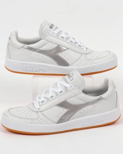 Diadora Borg Elite Sneakers Weiß/Silber