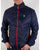 Fila Vintage Funnel Rain Jacket Navy