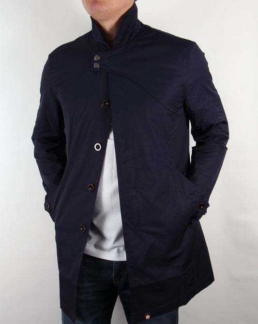 Pretty Green Pretty Green – Mayfair Trenchcoat, Marineblau