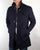 Pretty Green Mayfair Trench Coat Navy