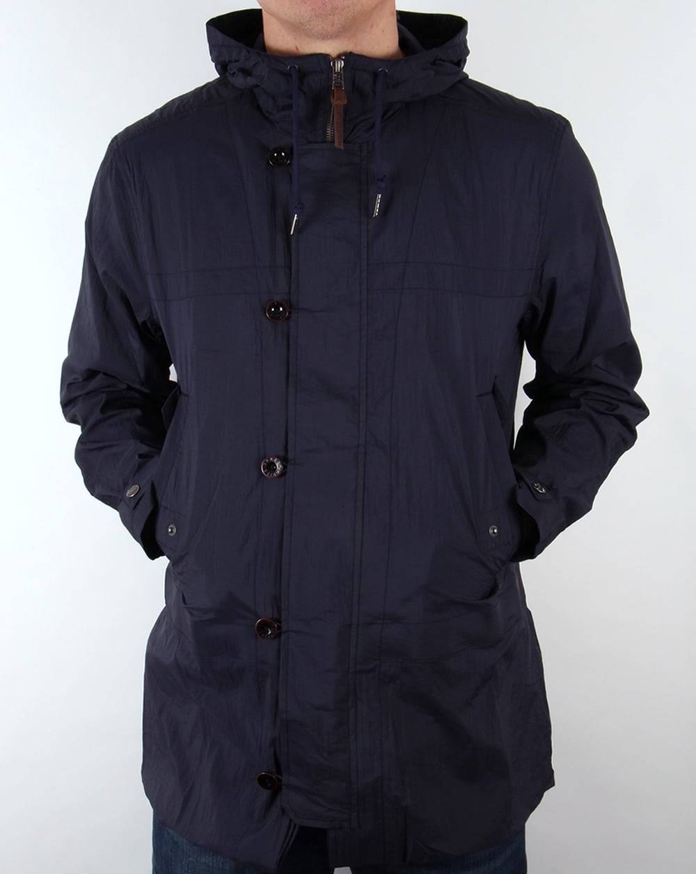Pretty Green Claydon Jacke Marineblau