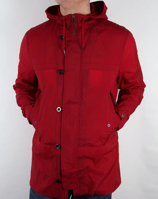 Pretty Green Pretty Green Claydon Jacke Rot