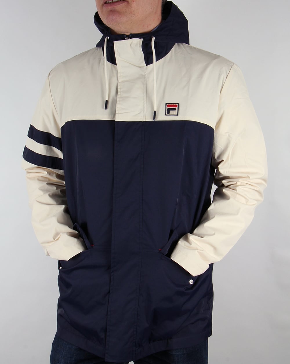Fila Vintage Nautical Jacket Marineblau/Gardenie