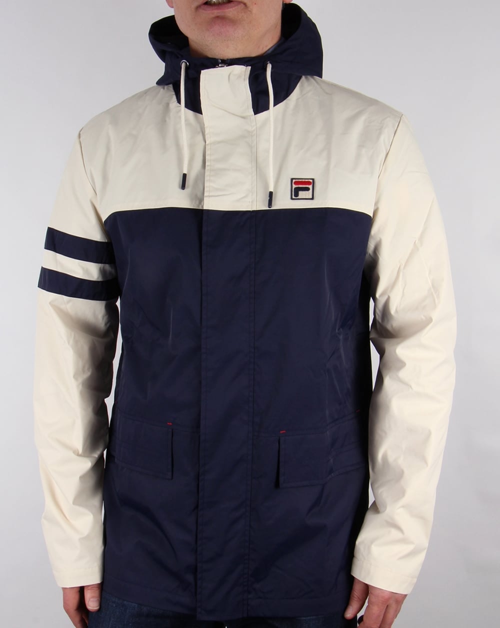 Fila Vintage Nautical Jacket Marineblau/Gardenie