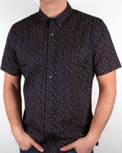 Pretty Green Byland Hemd Marineblau