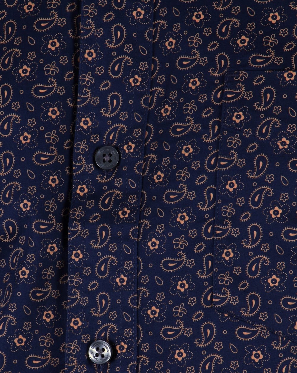 Pretty Green Byland Hemd Marineblau