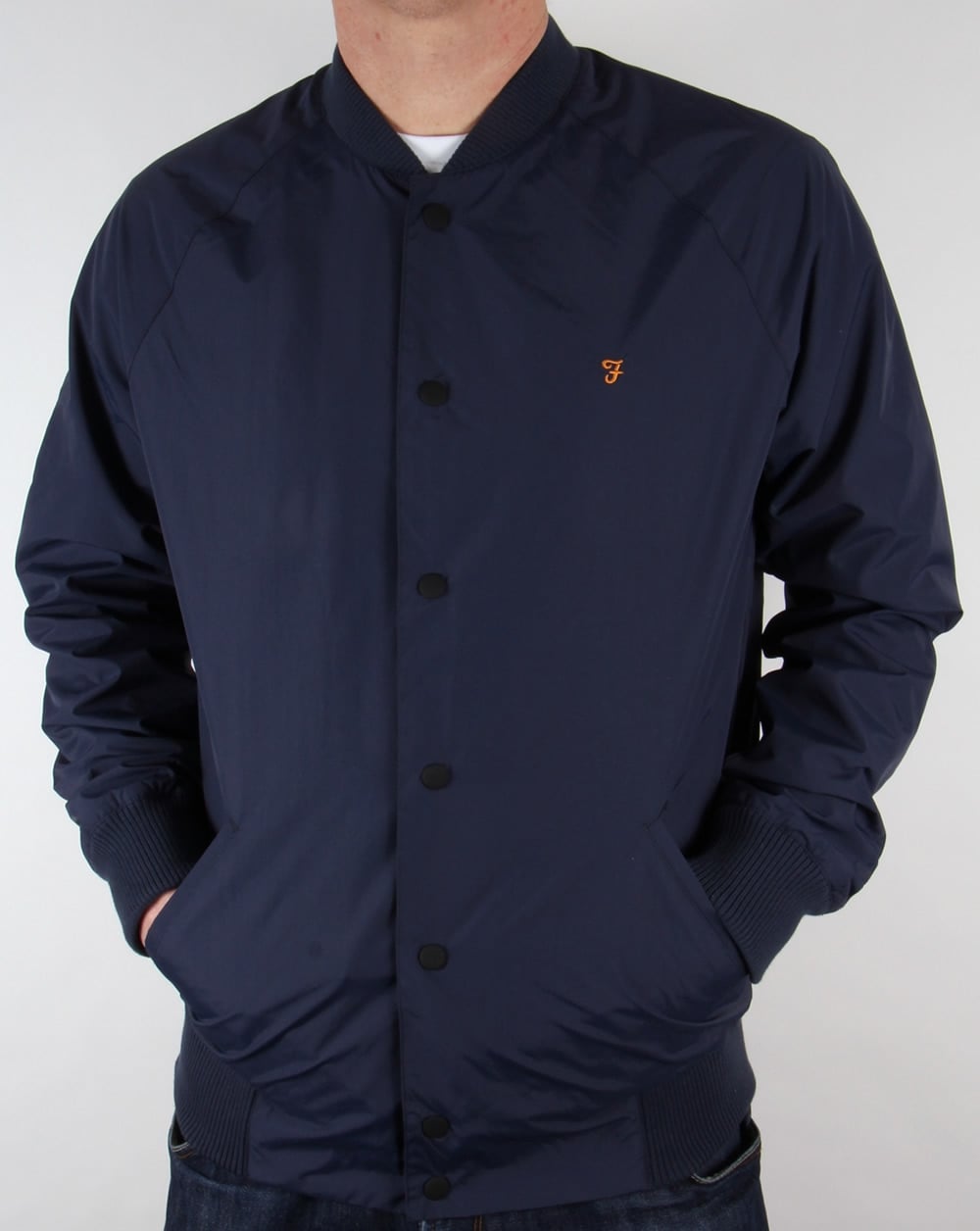 Farah – Bellinger – Bomberjacke in Marineblau