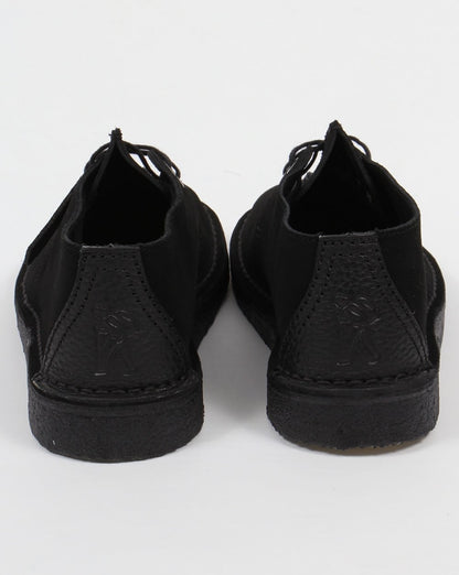 Clarks Originals – Desert Trek – Schwarze Wildlederschuhe