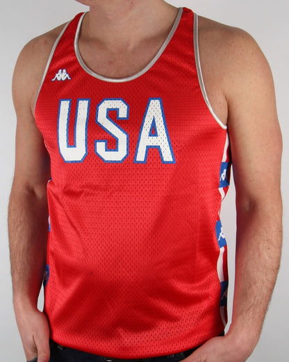 Robe Di Kappa LA84 USA Olympiaweste Rot